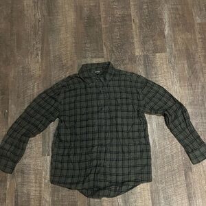 Green and Black Flannel